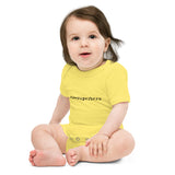Storymatic Onesie – Ex-superhero (black text)