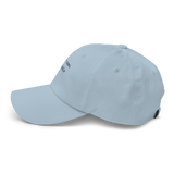 Storymatic hat – Here Comes Trouble (black text)