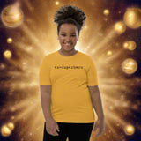 Youth T-Shirt – Ex-superhero (black text)