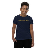 Youth T-Shirt – Competitive Eater (gold text)