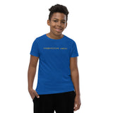 Youth T-Shirt – Competitive Eater (gold text)